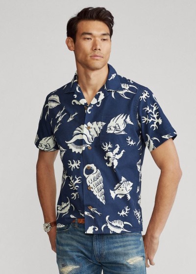 Polo Ralph Lauren Classic Fit Tropical Skjorter Herre Danmark (GWCJP8954)